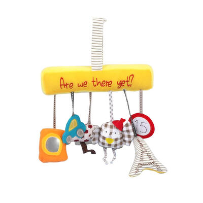 

1 Set Kids Rattle Toy Cartoon Animal Plush Bell Baby Stroller Crib Pendant