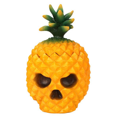 

Resin Pineapple Skull Desktop Storage Box Organizer Table Decor Ornaments