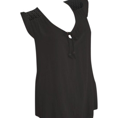 

Starmoon Women Summer Sleeveless Solid Casual Blouse Top Tank Vest Shirt