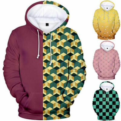 

Unisex Demon Slayer Kimetsu no Yaiba Characters Cosplay Hoodie Sweater Coat