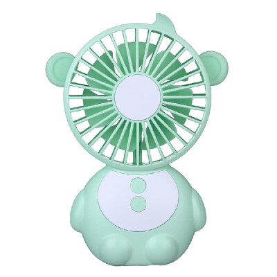 

DC5V 12-4W 3 Levels Wind Speed Adjustable Mini USB Powered Operated Fan with LED Light Dimmable Built in High Capacity 1200Mah Re