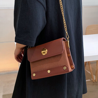 

Female bag 2019 new wild net red fashion chain shoulder bag summer small fresh ins foreign gas Messenger bag