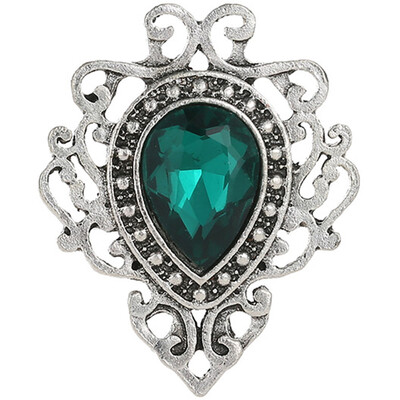 

Water Drop Crystals Brooches Rhinestone Brooch Women Accessories Flower Pins Vintage