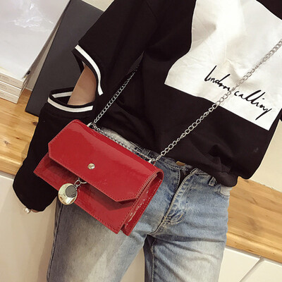 

Tailored Fashion Women Solid Color Crossbody Bag Messenger Bag Shoulder Bag Red