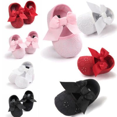 

2019 Spring Newborn Baby Kid Shoes Girl Soft Sole Crib Shoes Prewalker 0-18M NEW