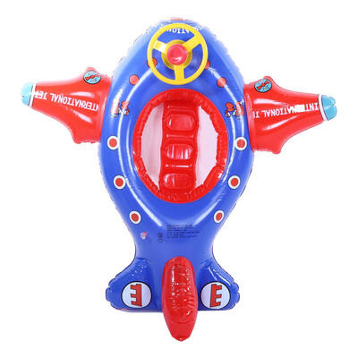 

Greensen Baby Swimming Ring With Pump Inflatable Plane Baby Child Toddler Baby Swimming Floating Boat