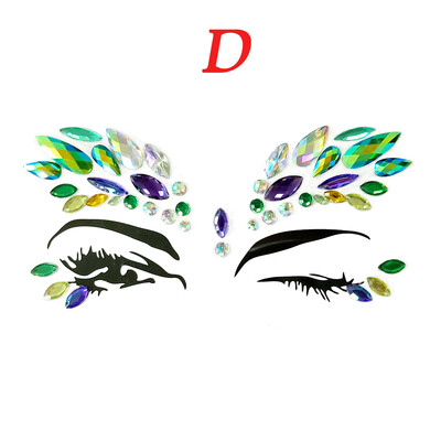 

〖Follure〗Face Gems Adhesive Glitter Jewel Tattoo Wedding Festival Rave Party Body Make Up