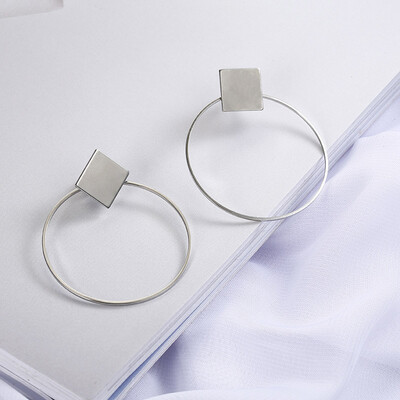 

Fashion Statement Earrings 2018 Big Geometric earrings For Women Hanging Dangle Earrings Drop Earing modern Jewelry
