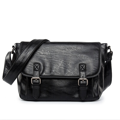 

Single shoulder bag Mens Leisure Korean version Postman bag oblique Cross bag Fashion Mens bag oblique carry bag small satchel b