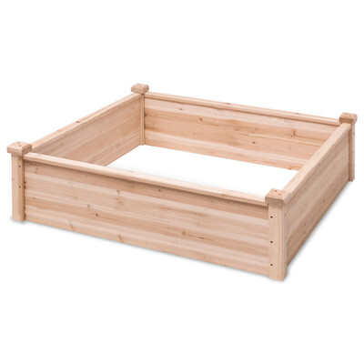 

Wooden Square Garden Vegetable Flower Bed