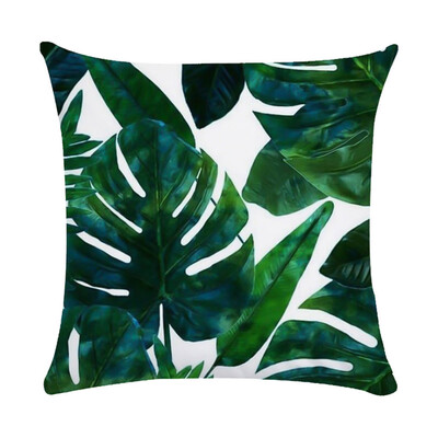 

Pillow Case Tropical Leaves Series Linen Cushion Covers