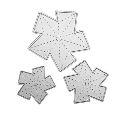 

3pcs Five-pointed Star Cutting Dies Stencils Scrapbook Embossing DIY Craft