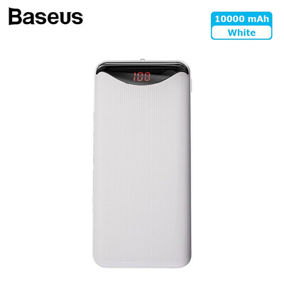 

Baseus super thin digital display 10000mAh power bank for iPhone HUAWEI Xiaomi with LED lamp