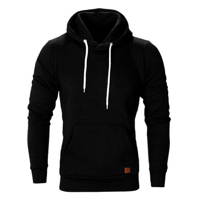 

Mens Slim Fit Hoodies Hoody Sweatshirt Long Sleeve Casual Jumper Top T-shirt