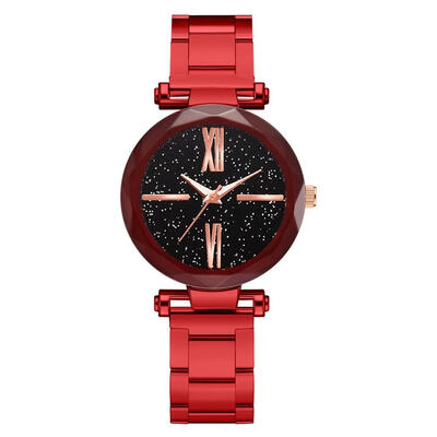 

Minimalism Women Watches Luxury Ladies Quartz Wristwatch Alloy Strap Starry Sky Dial Clock Fashion Gift Zegarki Damskie