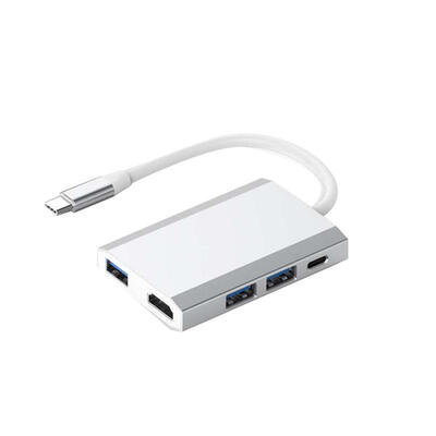 

TW5A 5-in-1 USB-C Hub Multifunctional USB31 Type-C To USB HDMI 4K HD Converter Adapter