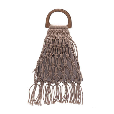 

2Pcs Fashion Women Summer Travel Beach Hollow Straw Tote Handbag Storage Pouch