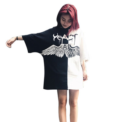 

Printed Woman Basic T-shirt Punk Hiphop Style Sexy Funny T Shirts Woman Street Tops