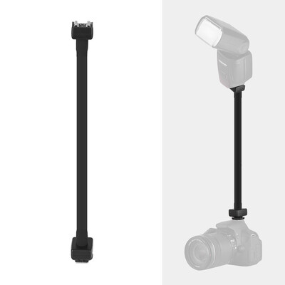 

Flexible i-TTL Hot Shoe Extension Shelf Rod Flash Light Speedlite Bracket for Nikon DSLR Cameras
