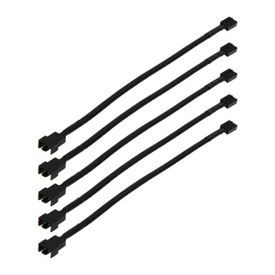 

12in 5PCS 4 Pin PWM Connector Case Fan Extension Power Cable for Computer