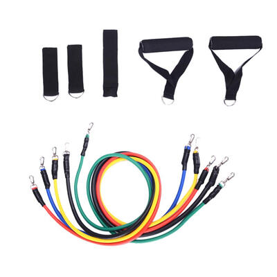 

11pcsset Pull Rope Crossfit Fitness Body Exercises Resistance Latex Tubes