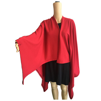 

Womens Casual Long Sleeve Solid Coat Loose Fit Autumn Cardigan Warm Cloak Jacket