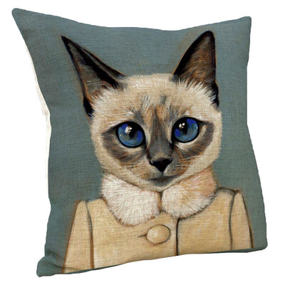 

〖Follure〗Cute Cat Sofa Bed Home Decoration Festival Pillow Case Cushion Cover