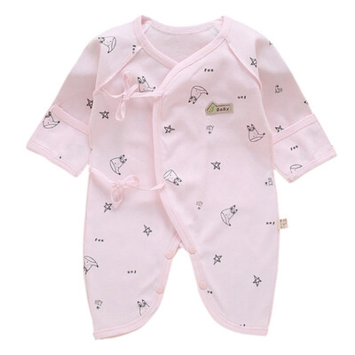

Autumn Newborn Baby Cute Romper Long Sleeves 100 Cotton Baby Pajamas Cartoon Printed Newborn Baby Girls Boys Clothes 0-3M