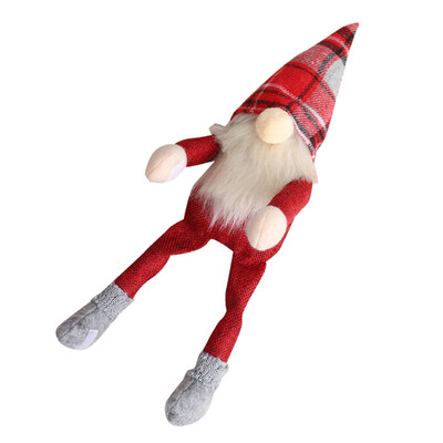 

Creative No Face Santa Claus Doll Christmas Red Wine Bottle Cover Dinner Table Xmas Decoration Home Bar Decor Gifts
