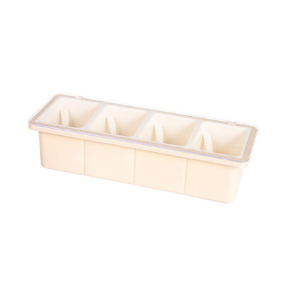 

Toponeto Seasoning Rack Spice Pots Box Storage Container Condiment Jar Kitchen Tool