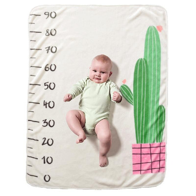 

Baby Monthly Milestone Blanket For Girl Boy Floral Wings Unicorn Frame Newborn Photo Prop Background Super Soft Flannel 28 40in