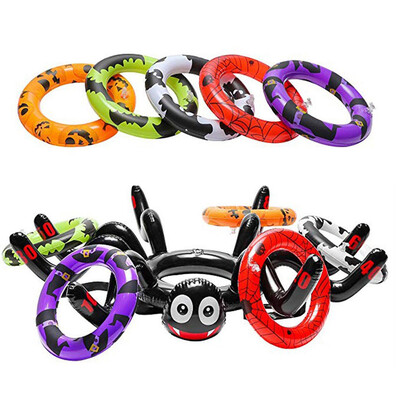 

Siaonvr Inflatable Spider Ring Toss Holiday Halloween Decoration Party Family Game Toys