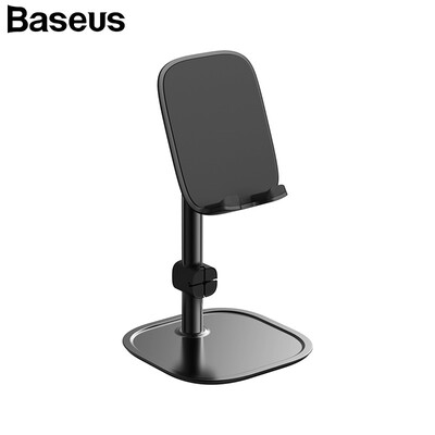 

Baseus Metal Desk Deskto Phone Holder for iPhone iPad Air Smartphone Phone Mount with Cable Holder for Samsung Huawei