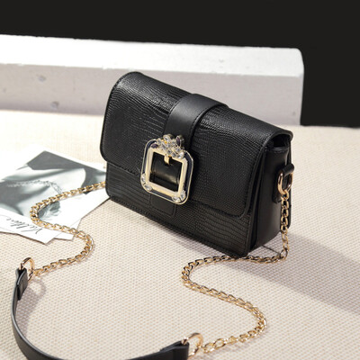 

Mini chain Korean version of the oblique satchel ins super hot fairy single shoulder girl bag