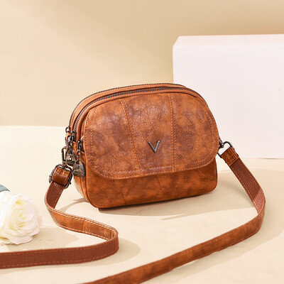 

Summer on the new small round net red texture oceanic style slanting ins bag ladies shoulder soft