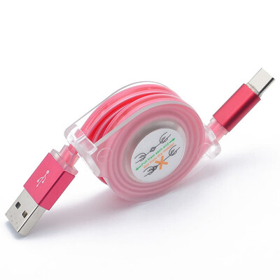 

LED Two heads bright Type c Light Data Line Cable Colorful Light-emitting Led Luminous Tube USB Charging Cable For Android