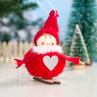 

Toponeto Christmas Crafts Christmas Tree Ornaments Hanging Dress Up Pendant Decorations