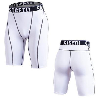 

Tailored Mens Summer Fitness Patchwork Bodybuilding Skin Tight-drying Short Sports Pants