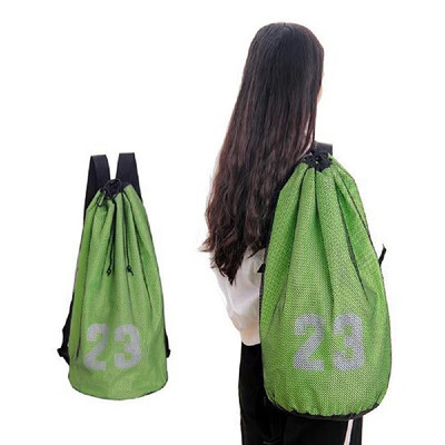 

Basketball Bag Drawstring Mash Backpack Fitness Bucket Bag Outdoor Basketball Backpack Sports Equipment Bag