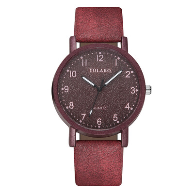 

Fashion Women Romantic Pink Dial Wrist Watch Leather Strap Designer High Quality Ladies Clock Simple Dress Gfit Montre Femme