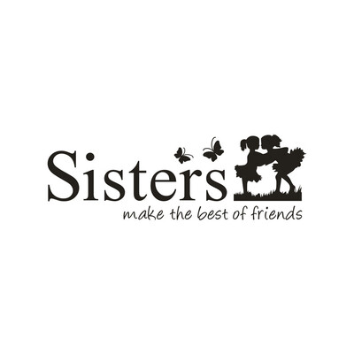 

〖Follure〗Sisters Wake The Best OF Friends PVC Wall Sticker Home Decor DIY Art