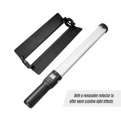

Godox LC500 Handheld LED Ice Light Video Photography Light Stick Bi-color Temperature Adjustable Brightness Built-in Rechargable B