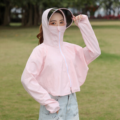 

Sunscreen womens short 2019 summer Korean version of the new sunwear fairy jacket uv-free matching sunprotection shirt