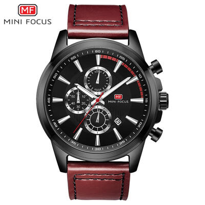 

MF0129G Men Business Quartz Wristwatches Calendar Timing Luminous Waterproof Watch