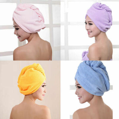 

LARGE QUICK DRY MAGIC HAIR TURBAN TOWEL MICROFIBRE HAIR WRAP BATH TOWEL CAP HAT