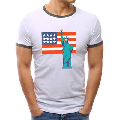 

Toponeto Men Fashion Solid Printing Style Cotton Design T-shirt Casual Shirts Tops Blouse