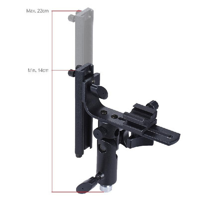 

Bracket Speedlight Speedlite Flash Mount with Bowens Mount Adapter Cold Shoe for Softbox Reflector Beauty Dish Honeycomb Umbrel