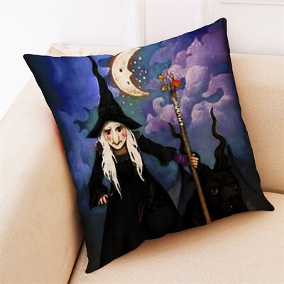 

Siaonvr Home Decor Cushion Cover Happy Halloween Throw Pillowcase Pillow Covers