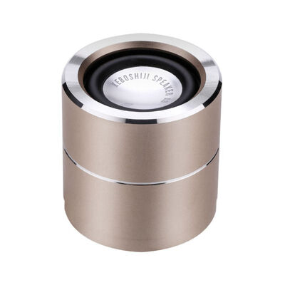 

Metal Super Mini Bluetooth Speaker Hands Free Call Pocket Size High Power Stereo Sport Running Music Player Sound Box