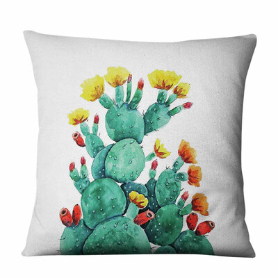 

Cactus Sofa Cushion Cover Car Cushion Cover Linen Throw Pillow Case Home Decor